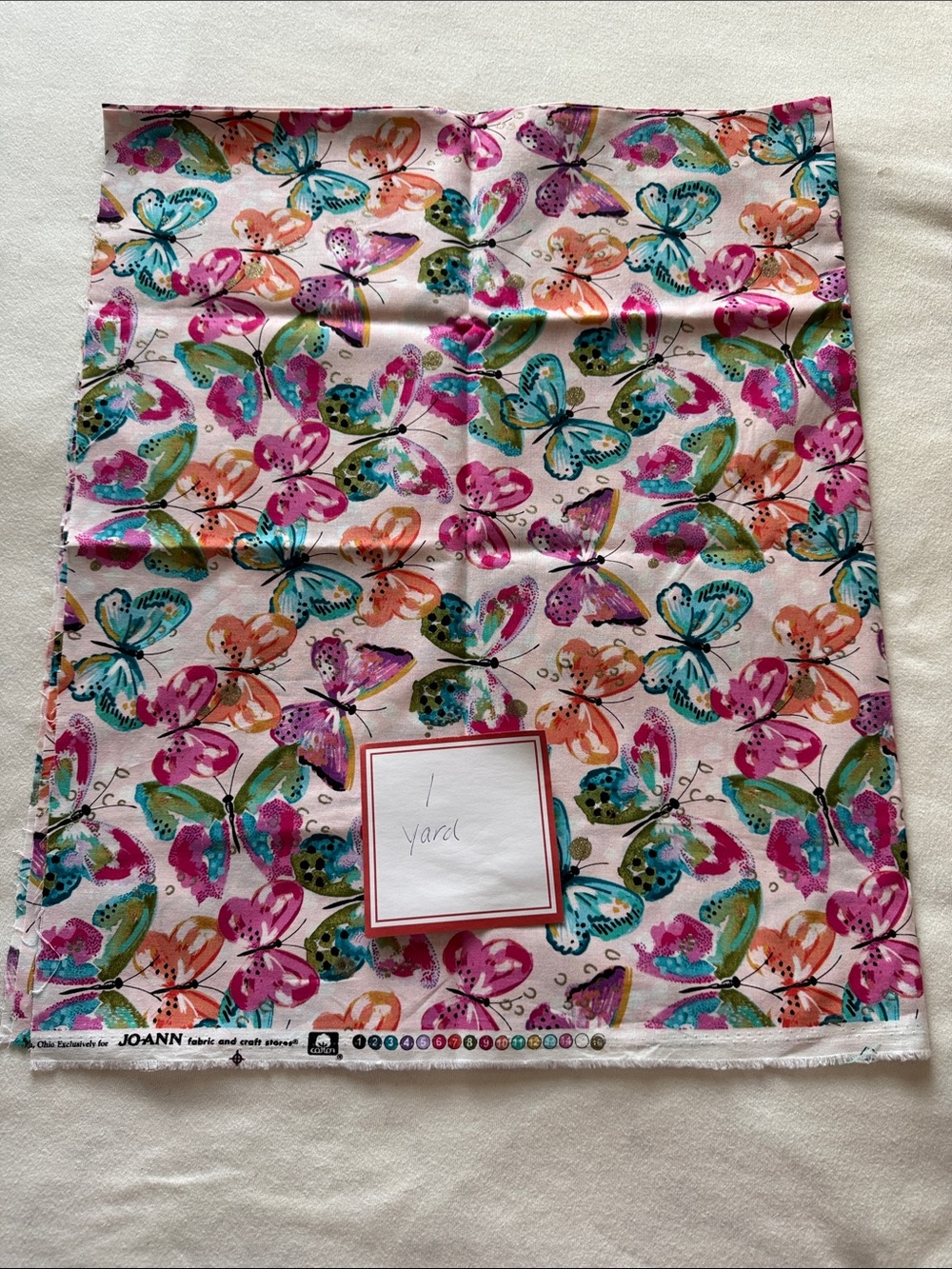 Butterfly fabric - Picture 3 of 9